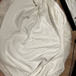 Dress Barn Cream Open-Front Cape